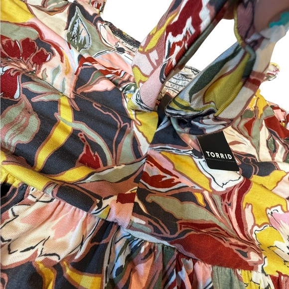 Torrid Mini Supersoft Bow Front Skater Dress
Floral - Multi Size 2 (18/20) NEW - Picture 4 of 16